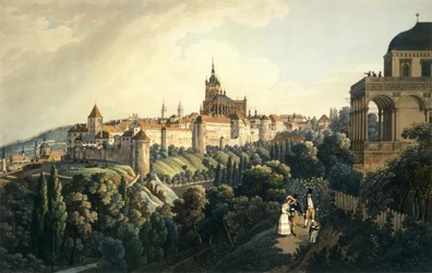 Prager Burg und das Königliche Lustschloss, 1836